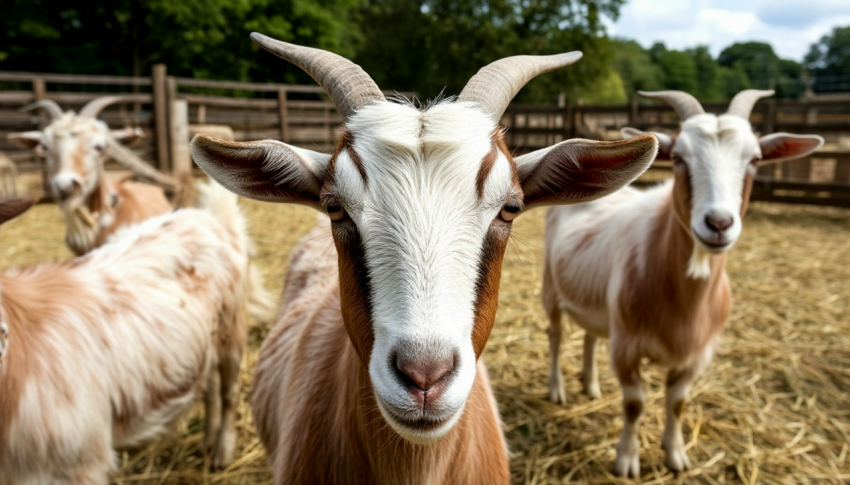 В парке «Малинки» козочка чуть не погибла из-за белокочанной капусты