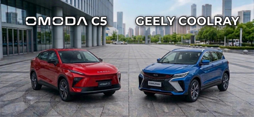 OMODA C5 vs Geely Coolray: новый взгляд на стиль, технологии и комфорт