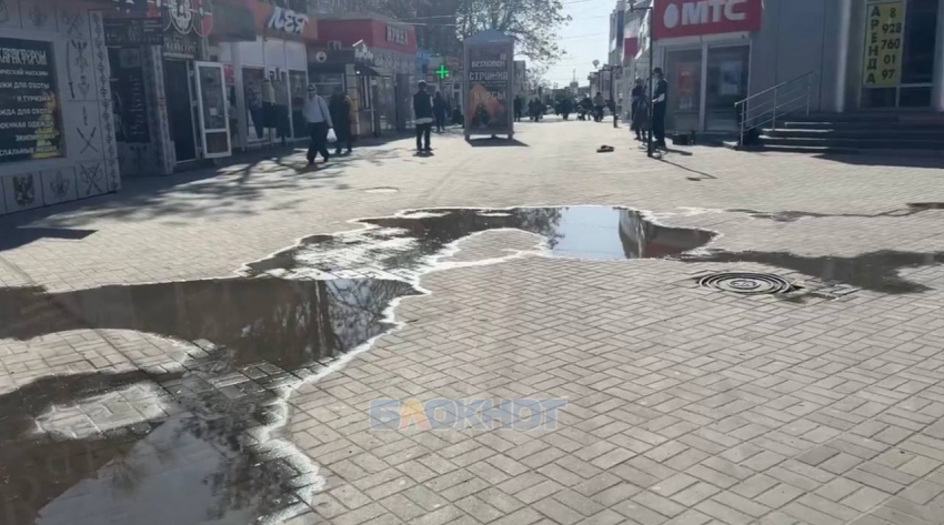 Канализационные стоки разливаются второй год прямо в центре Шахт