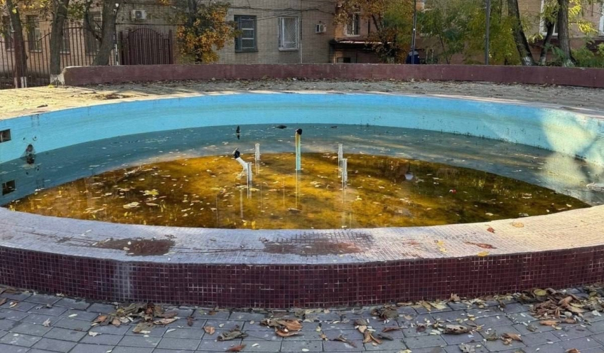 Шахтинцы выразили недовольство состоянием городского фонтана