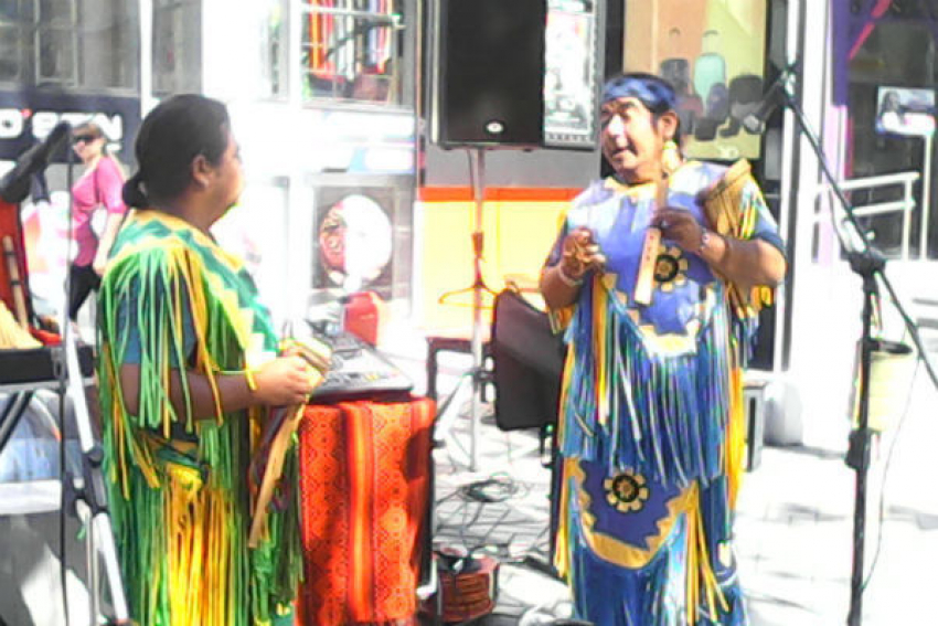 В майские праздники шахтинцы слушали музыку южноамериканских индейцев