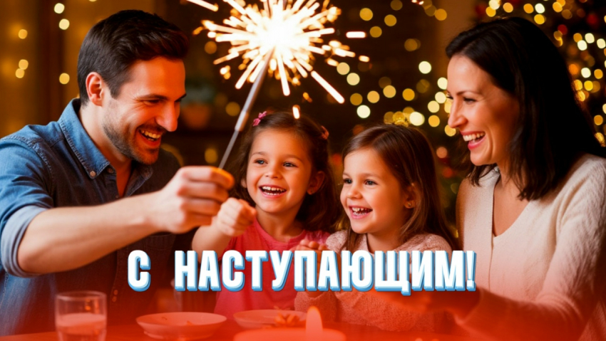 С наступающим Новым годом 