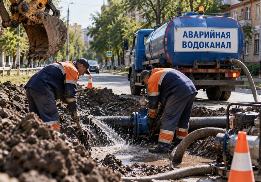 В Шахтах жители десятков улиц останутся без нормального водоснабжения до вечера