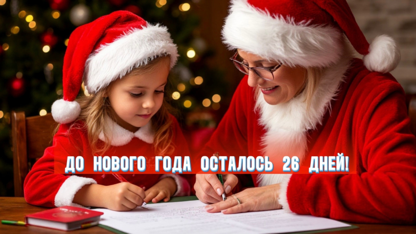 До Нового года осталось 26 дней