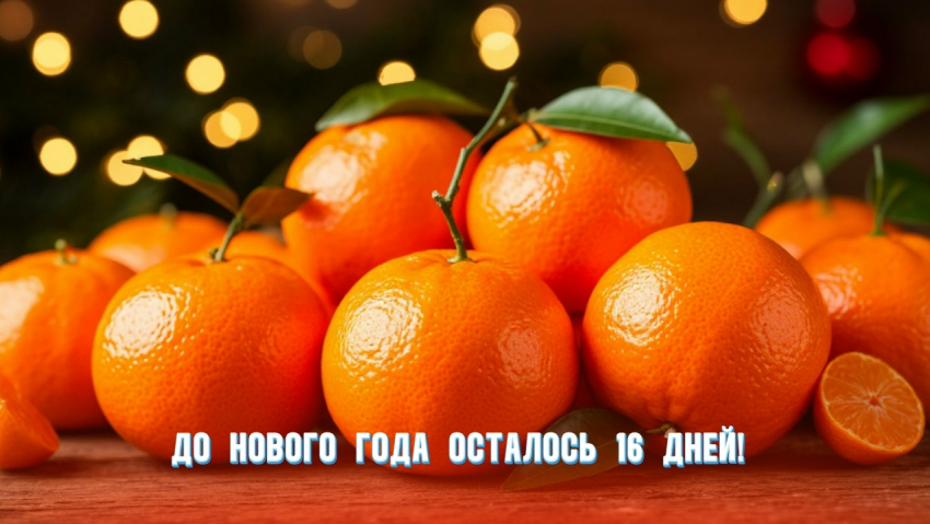 До Нового года осталось 16 дней 