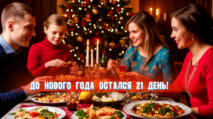 До Нового года остался 21 день 