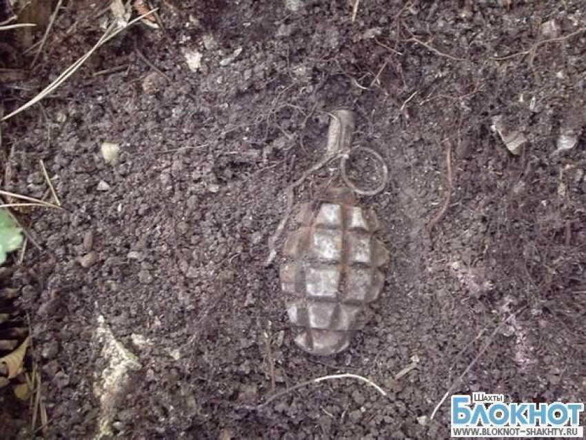 В Шахтах во дворе жилого дома найдена граната