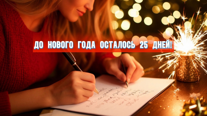 До Нового года осталось 25 дней